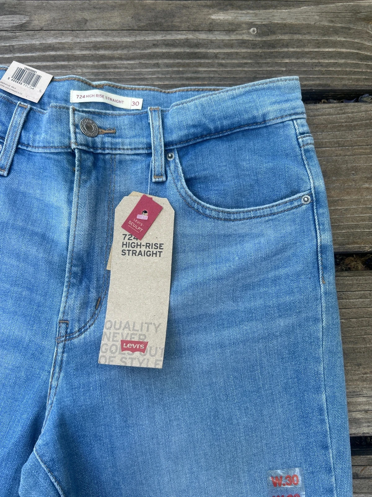 Jean Levi's nuevo talla W30 L34 Modelo 724 – photo 2